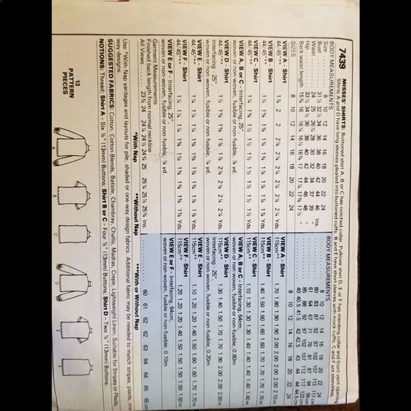 70s French styled sewing pattern DIY sew clothes - Picture 7 of 8